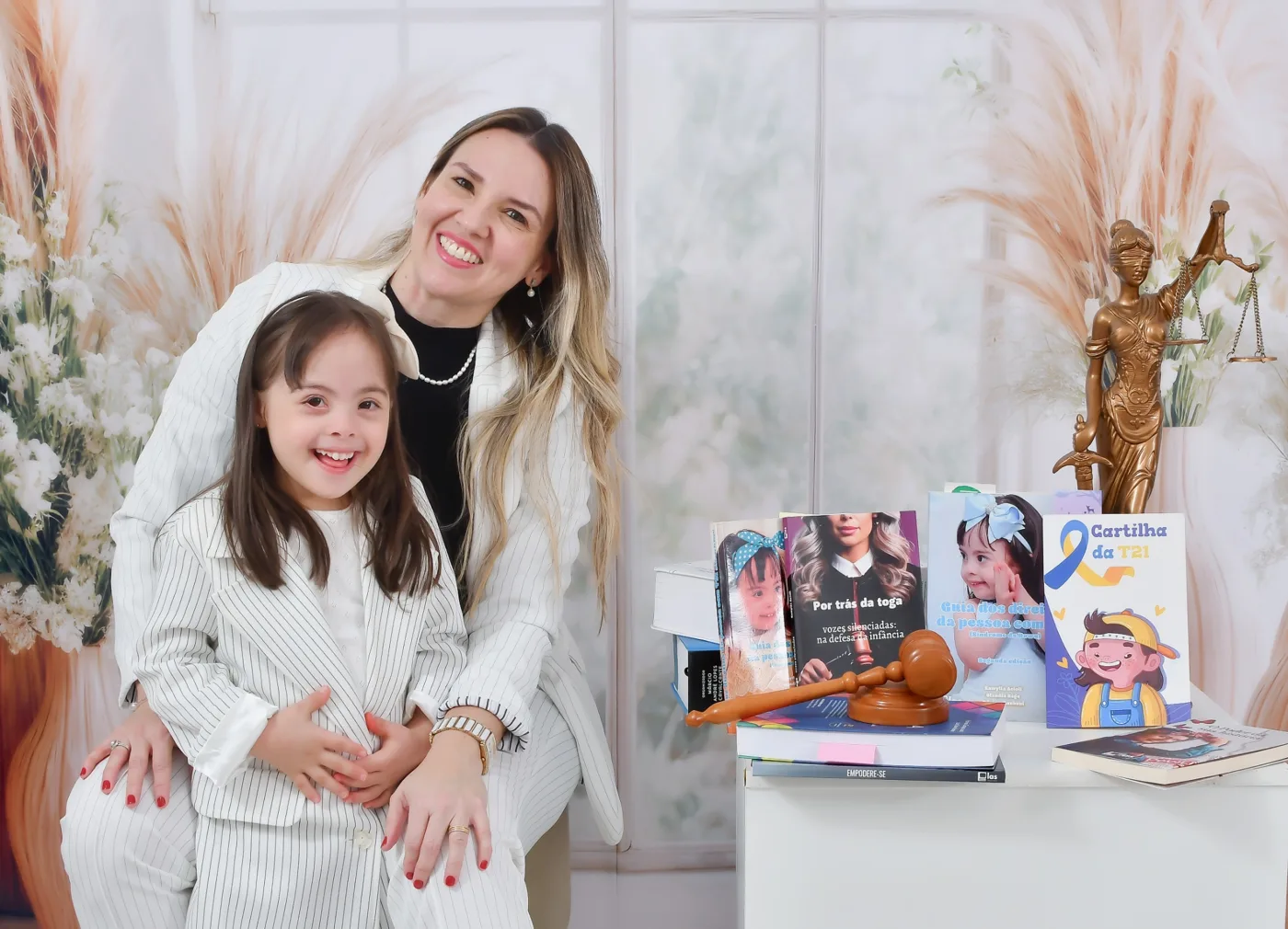 Kamylla Acioli com sua filha Maria Luiza, a Malu.